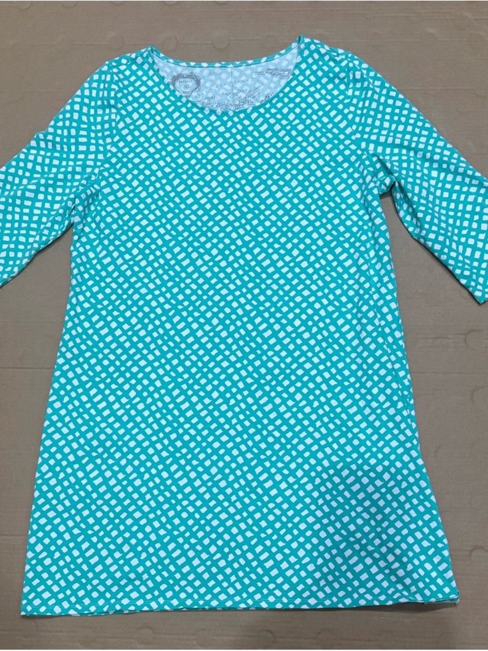 Hiho 3/4 Sleeve Women’s Dress Size XL Geometric Pattern Summer
